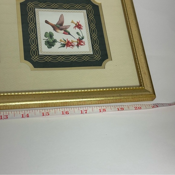 Hummingbirds Ruby Throat HUMMINGBIRD Heartfelt Collection 21" X 9" Framed Art - Picture 5 of 7